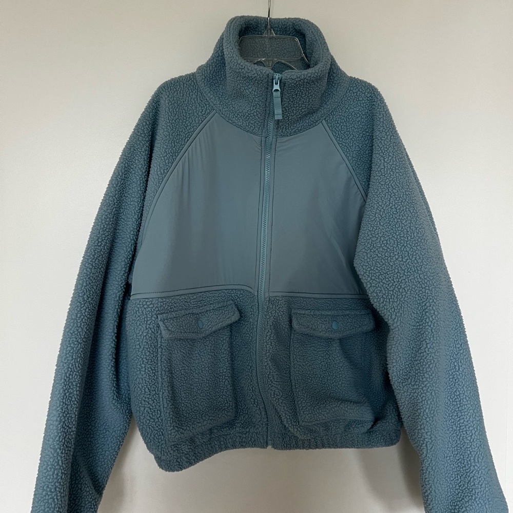 Blogilates Bonfire Blue Fleece Jacket